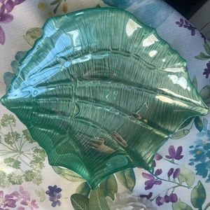 Seafoam Glass Dish